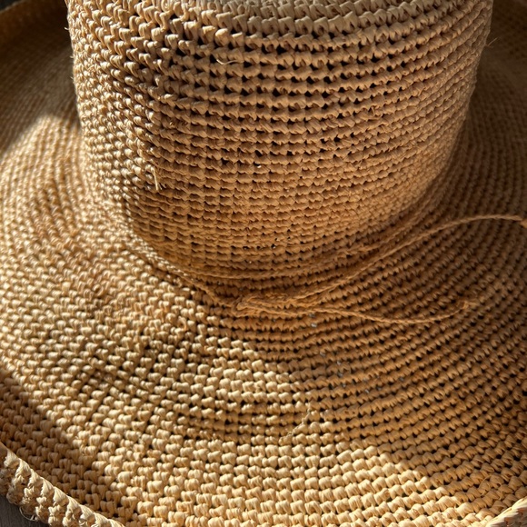 San Arcide Women's Raffia Hat Magnolia - Picture 3 of 5
